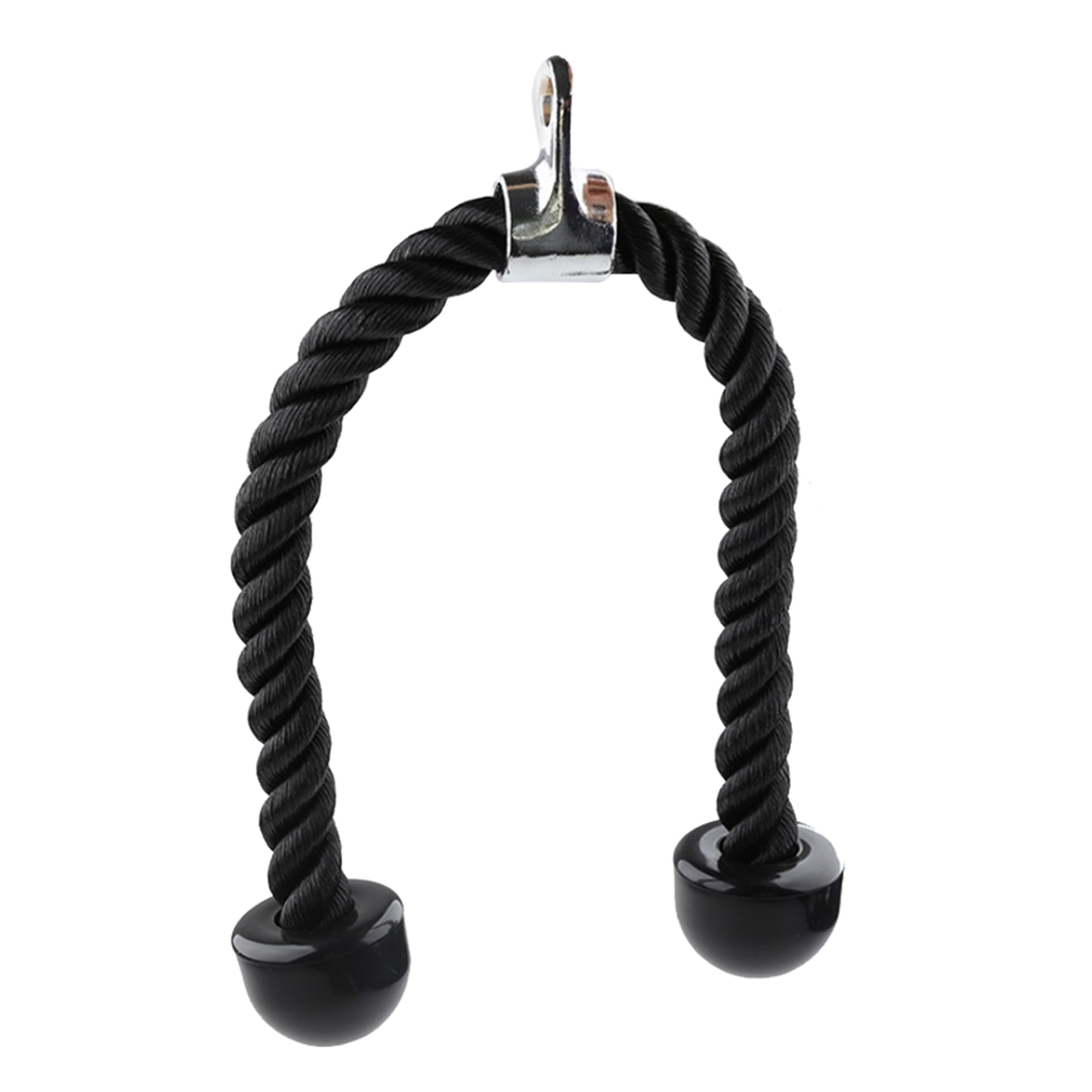 Tricep Single Rope Push Pull Down Pulley Cable Attachment LAT Pull Down Handle
