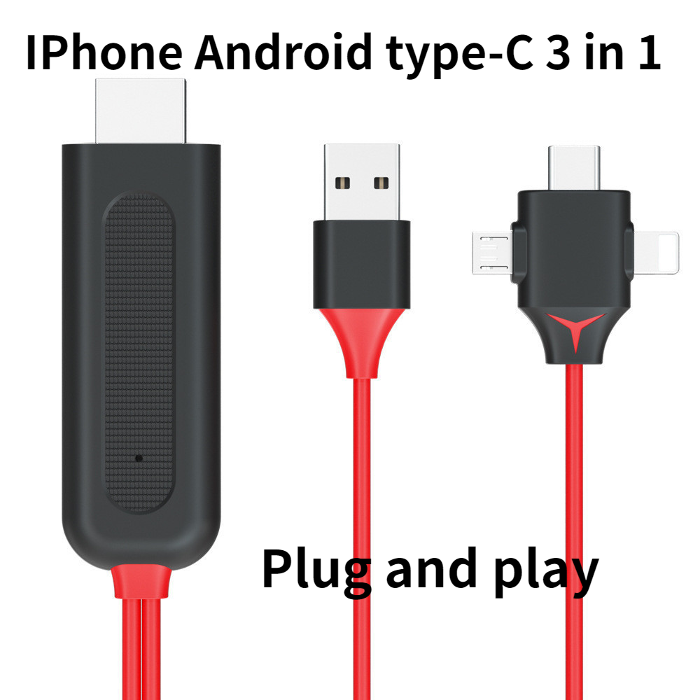 mhl cabo micro usb tipo c para