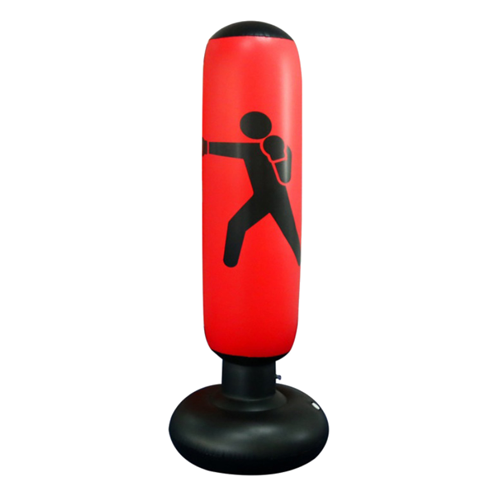 63 Inch Inflatable Boxing Punching Bag, Fitness Punching Bag for Kids Adult,