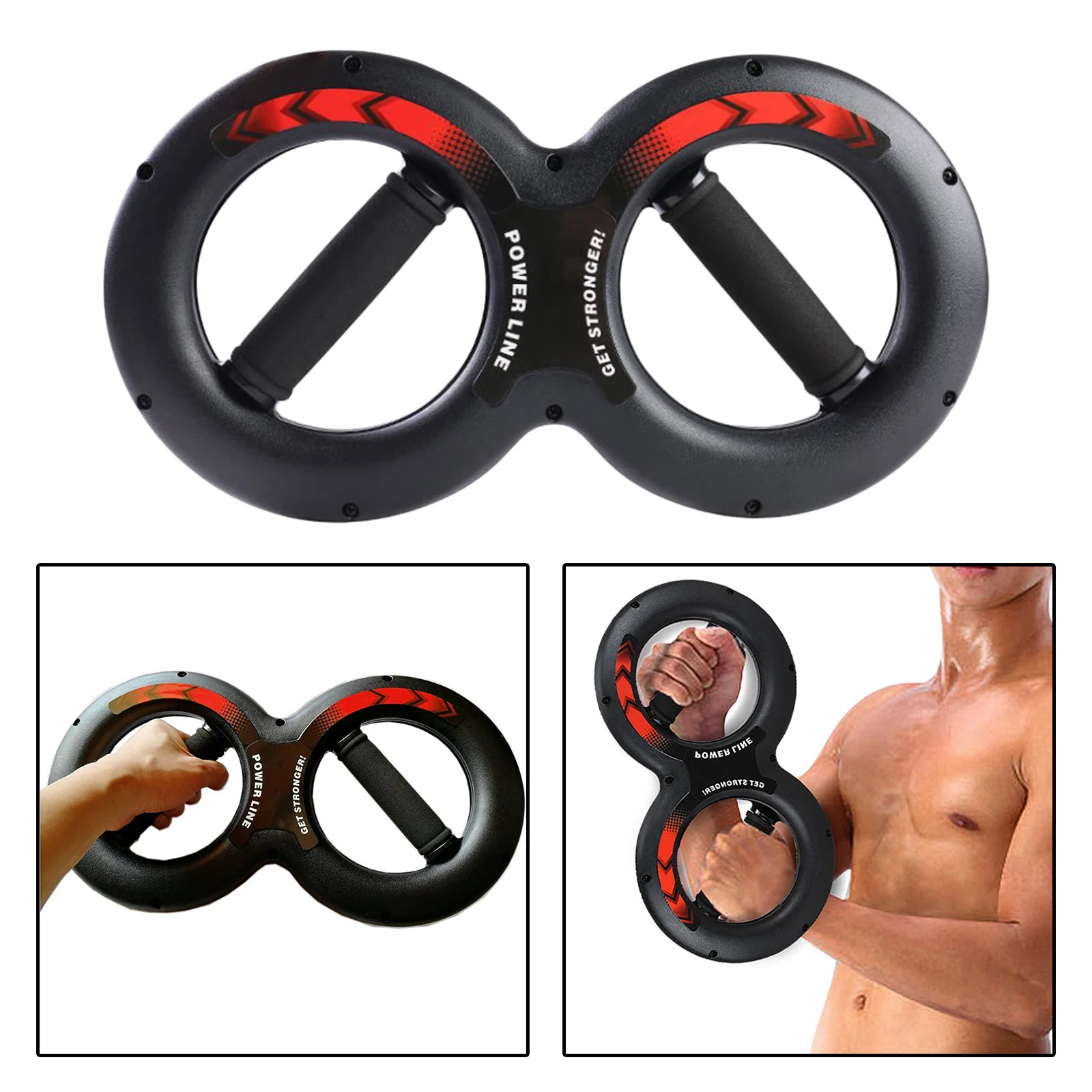 Forearms Shoulder Wrist Trainer Fitness Exerciser Workout Equipments for Home Office Gym