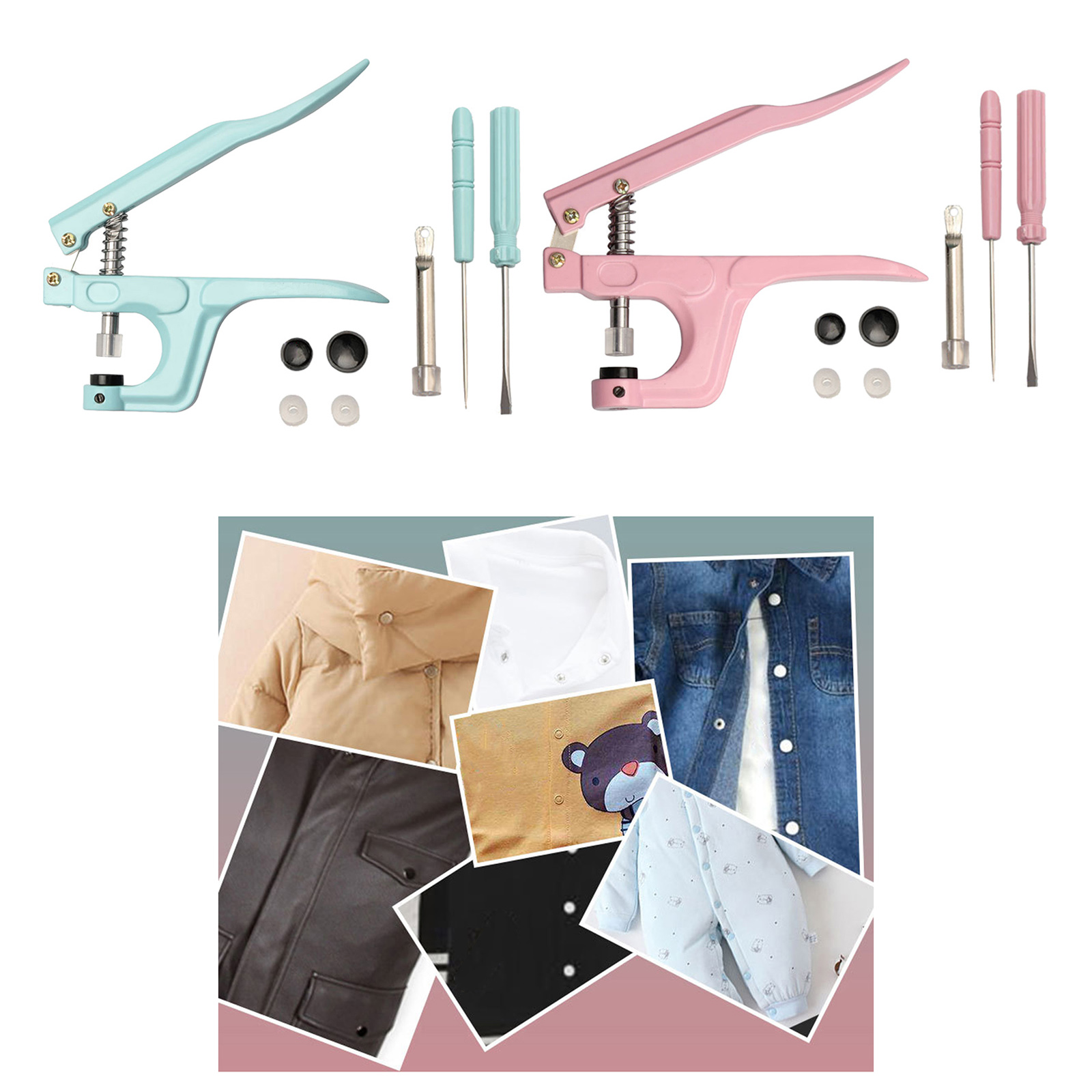 DIY Snap Fastener Pliers Snaps Installation Hand Tools Sewing Crafting Fastening Repairing