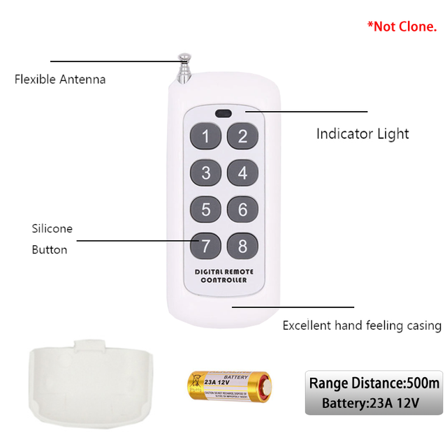 Wireless Smart Electrical Socket Switch 110V 220V 15A Relay EU FR Wall Plug  Remote ON OFF