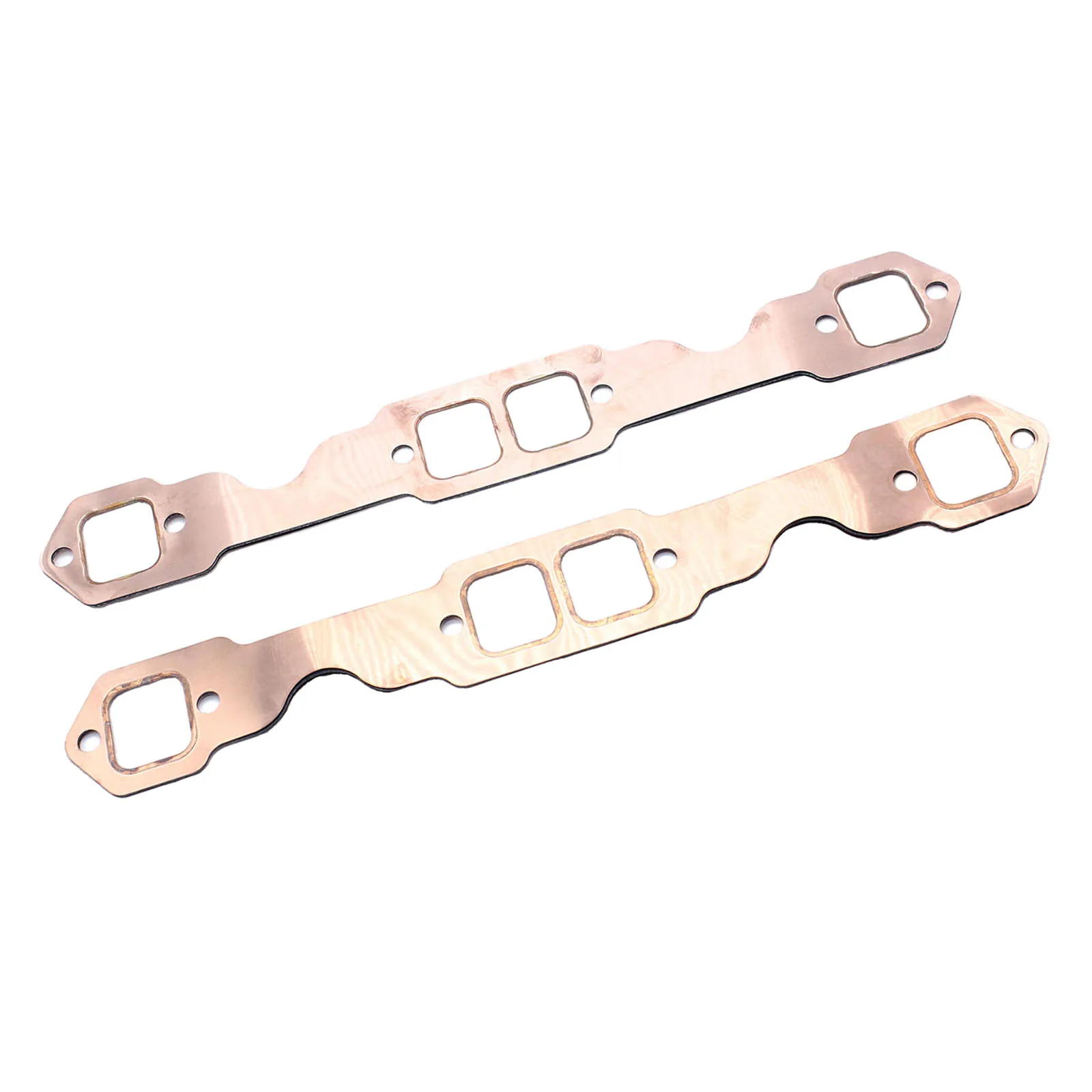 2pcs SBC Copper Header Exhaust Gasket Seal For Chevy SB 327 305 350 383 283-327-350-383-400 Exhaust Manifold Gasket Set