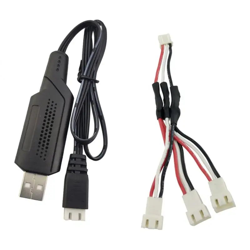 2-in-1 2S Balance Charger with 2pcs Charging Line for E511 E511S Drone