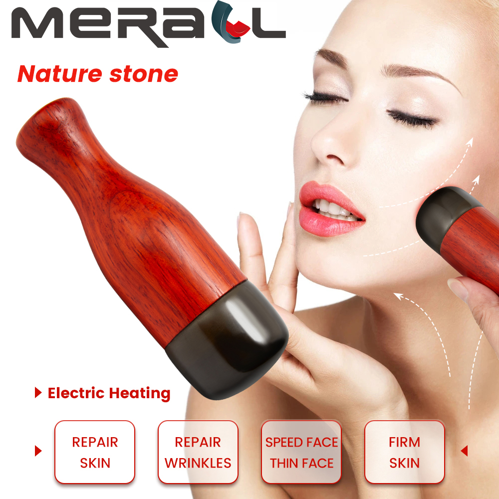 Best of Natural Stone Gouache Scraper For Face Lift Massager Electric Heating Neck Gua Sha Massage Tool Wrinkle Removal Beauty Skin Care Reviews & Tips