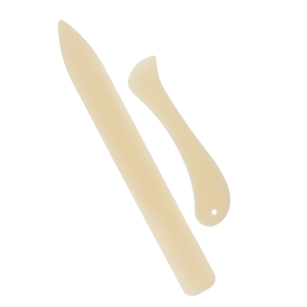 New Hot Sale 2pcs/set Paper Creaser Set Bone Folder for DIY Scrapbooking Bookbinding Card Making Tool Crafts Offices Supplies