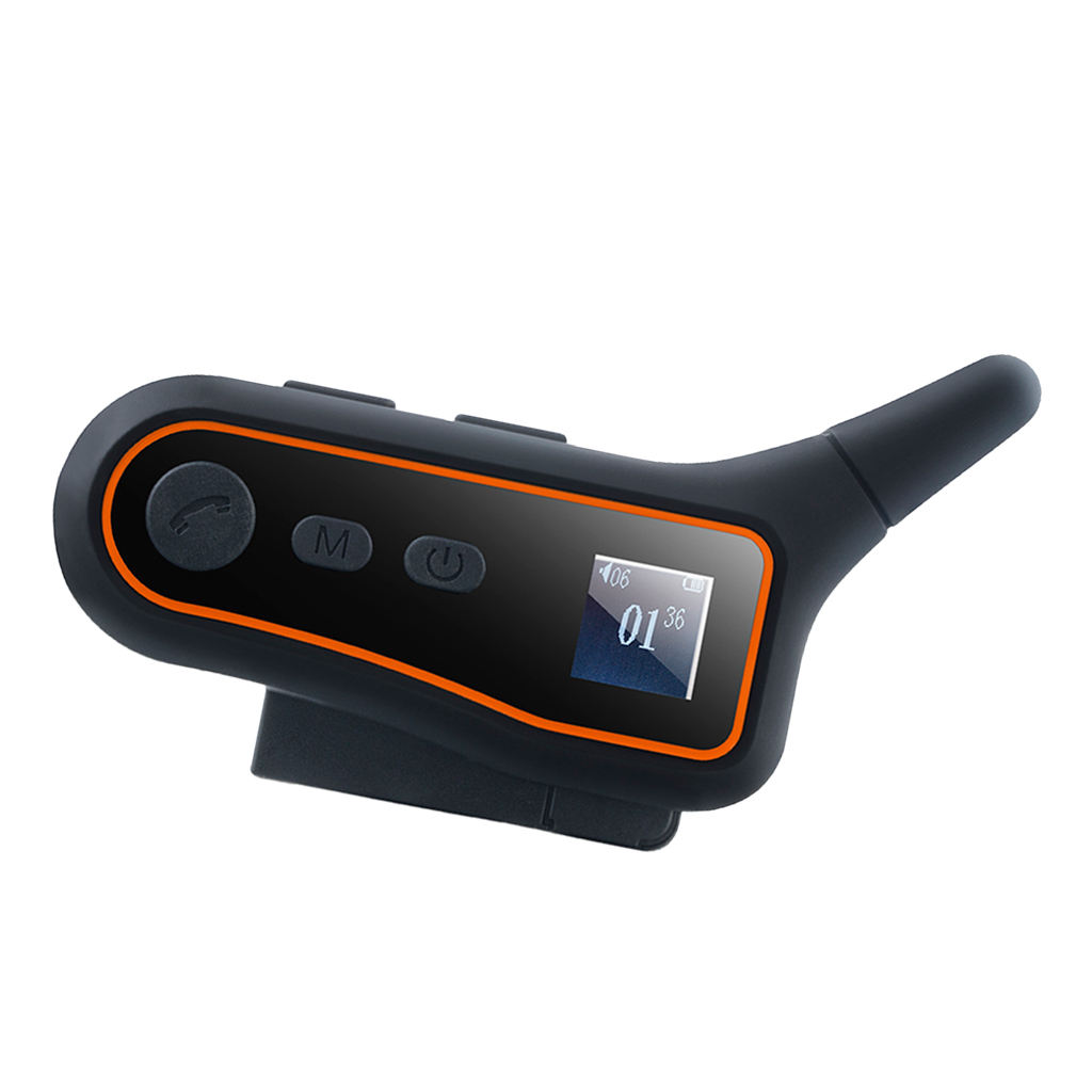 Motorcycle Helmet Bluetooth Headset Intercom 6 Riders 3000M Wireless Intercomunicador BT Interphone Fits For Open Face Helmet
