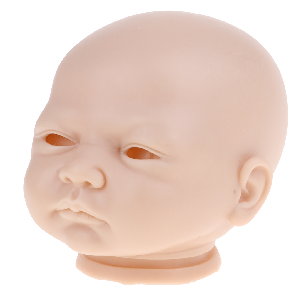 20inch Reborn Head Sculpt Newborn Awake Baby Doll Head Mold Unpainted #h