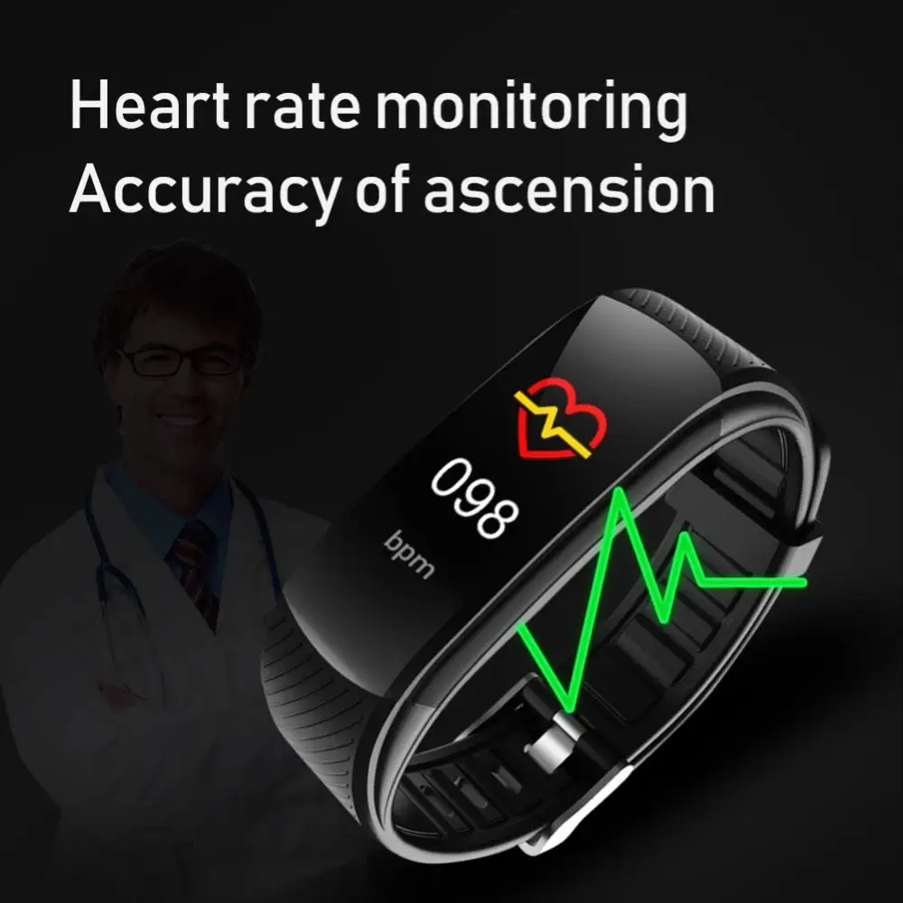 C5S Smart Band Waterproof Fitness Tracker Blood Pressure Heart Rate Monitor Smart Bracelet Watch Sport For Huawei iphone