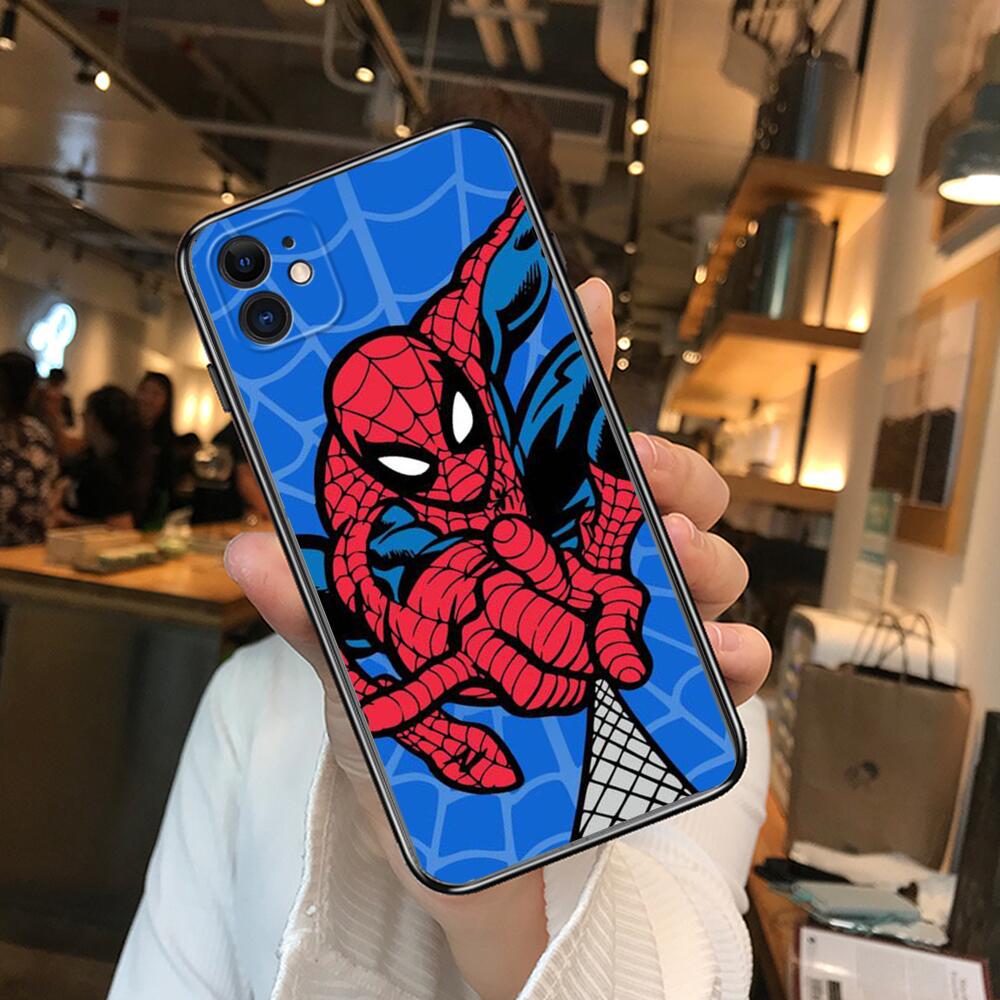 best iphone 13 pro max case Spider-Man comic Phone Cases For iphone 13 Pro Max case 12 11 Pro Max 8 PLUS 7PLUS 6S XR X XS 6 mini se mobile cell 13 pro max cases