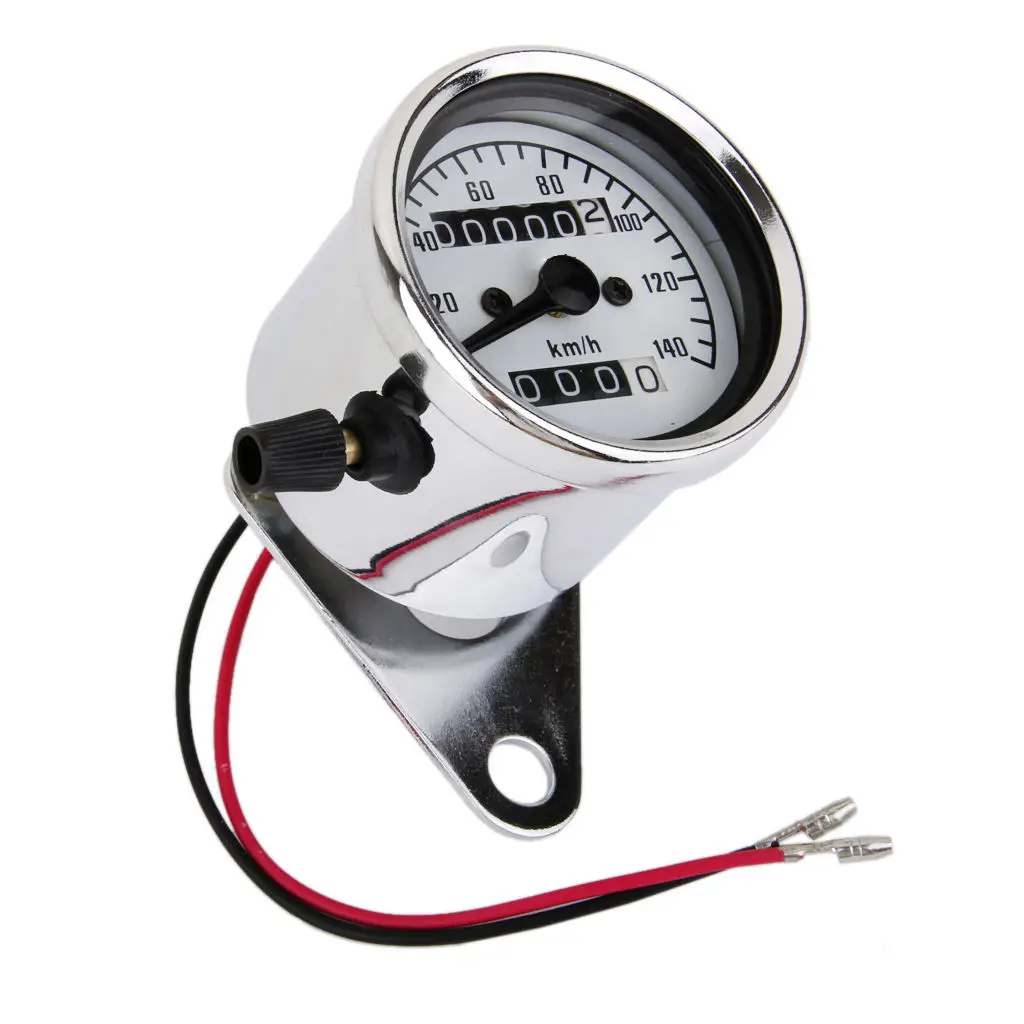 Dual Odometer Gauge Double Mileage Meter for Motorcycle ATV Scooter