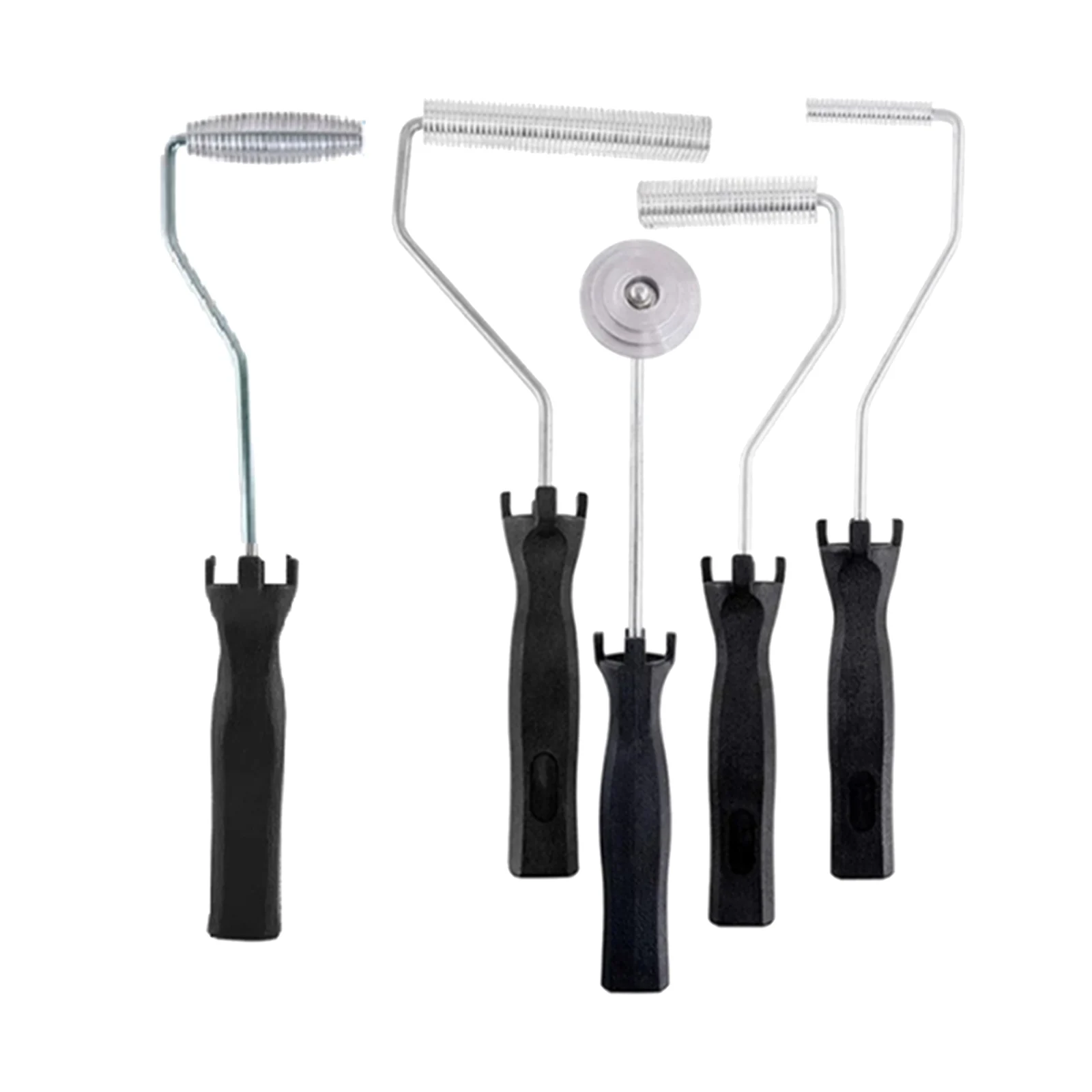 5pcs Fiberglass Roller Kit Bubble Paddle Tool Laminating Roller Kit for FRP Mould