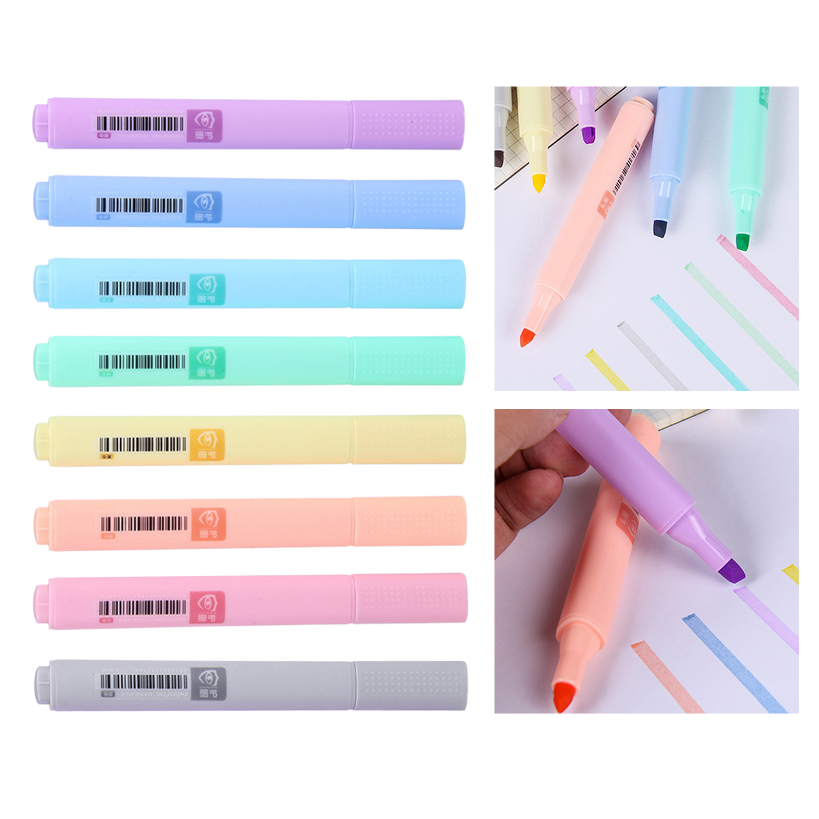 8Pack Pastel Color Chalk Fluorescence Marker Paint Pens Photo Album Art