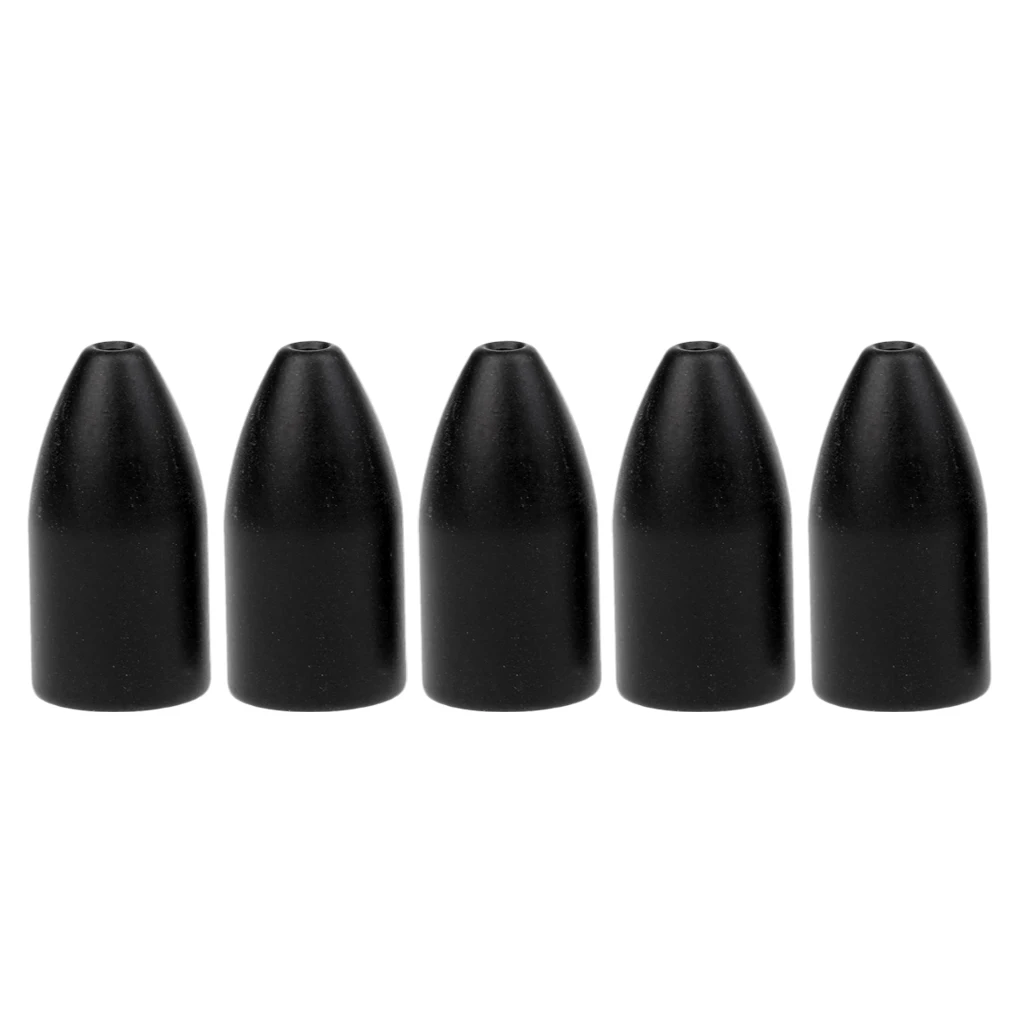 2-6Pcs/set Fishing Tungsten Weights Copper Alloy Weight Bullet Shape Sinkers Flipping/Worm Weights 5.3g-28g