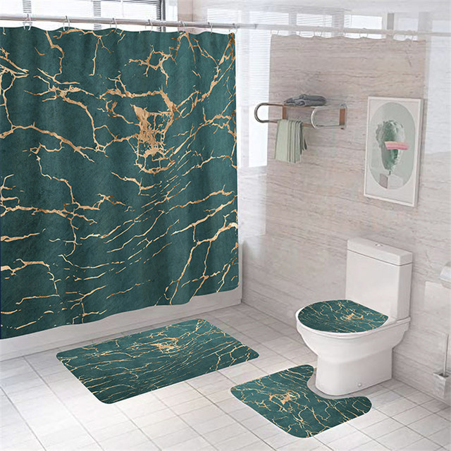 Bathroom Sets Shower Curtain Rugs  Gucci Bathroom Set Shower Curtain - 3d  Bathroom - Aliexpress