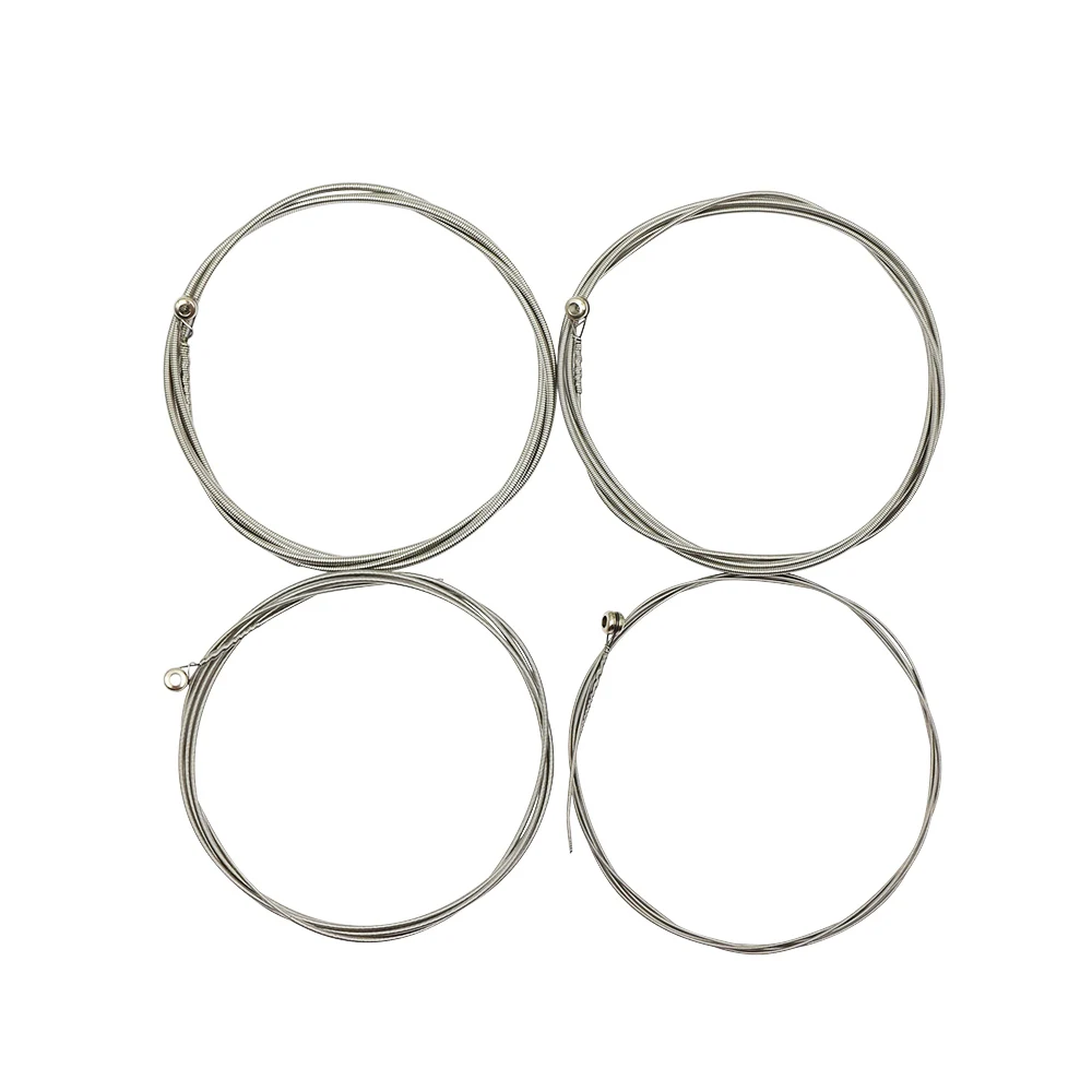 4 Pieces G-D-A-E Nickel Alloy Bass Replacement Strings Set for Electric Bass Accessory