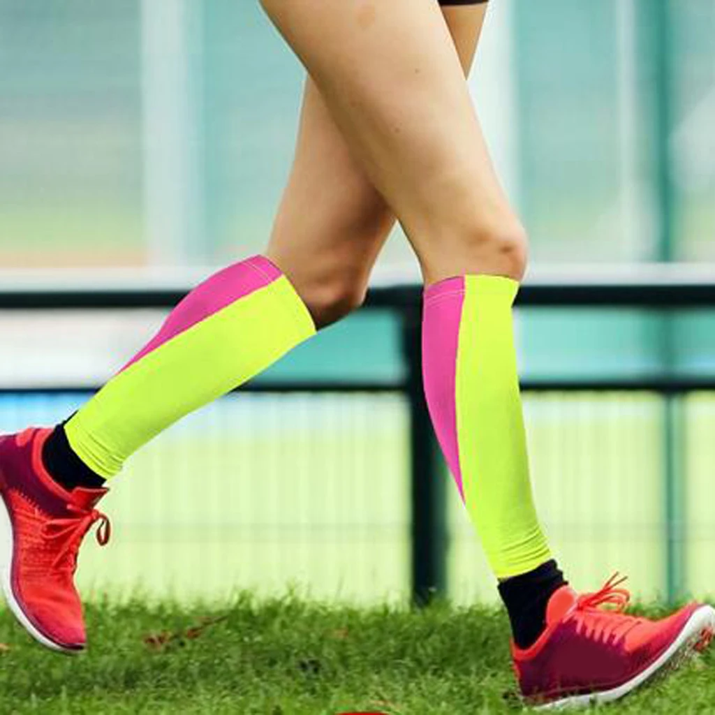 Running Compression Leg Sleeves Calf Sleeve Protect Leg Stretch Socks Cycle