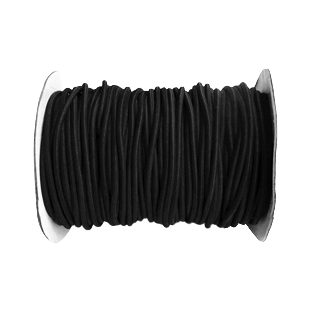 4mm Diameter 1/3/5/10m Elastic Rope Shock Cord Strech String with Various Colors Bungee Cord for Trailer Roof Rack Kayak