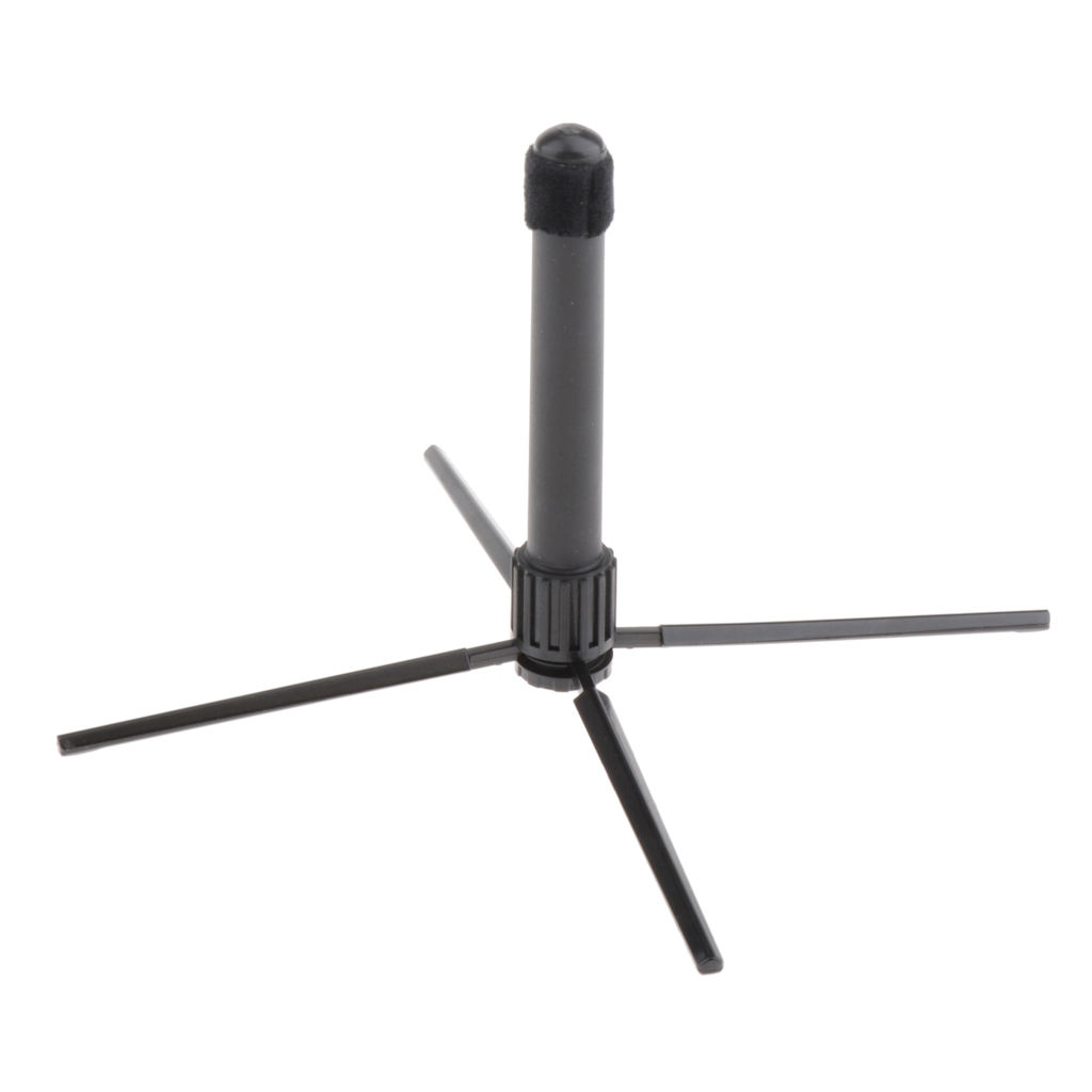 Foldable Flute Clarinet Stand Portable Black for Flute Clarinet Parts Accs