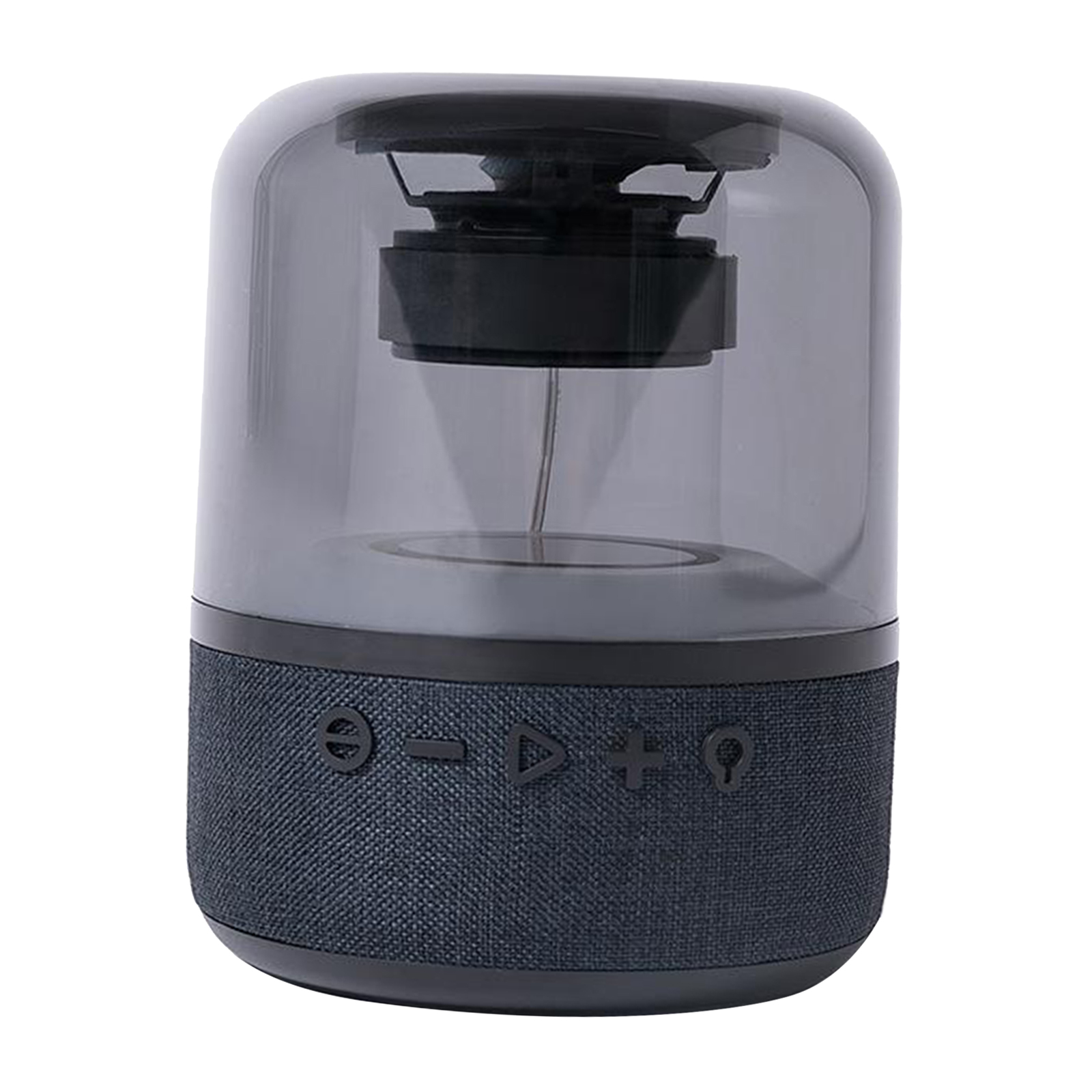 Compact Glass Music Wireless Bluetooth Speaker Colorful Light Transparent