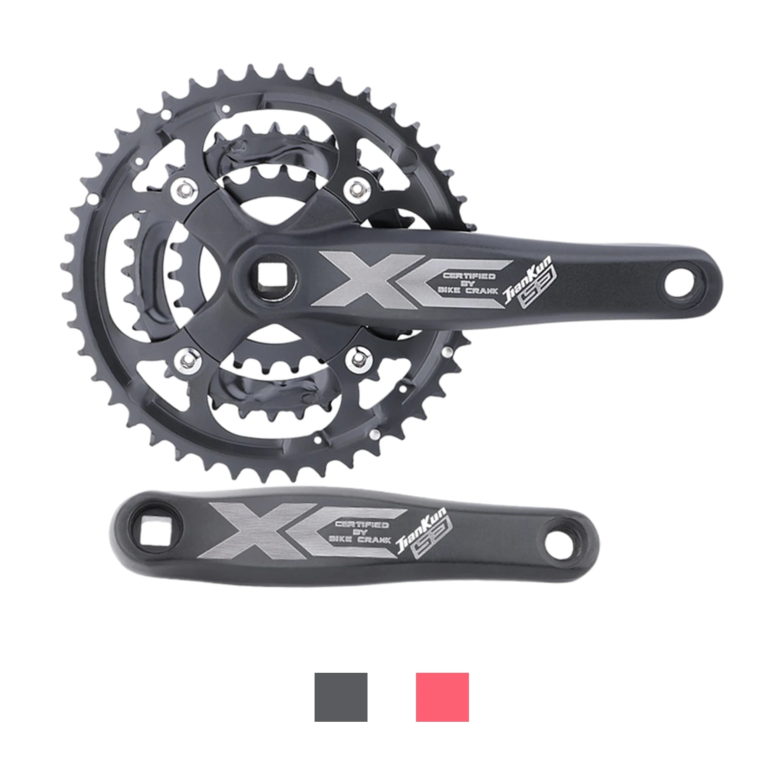 8 9 Speed Bicycle Crankset Arm Single Speed Crank 170mm Square Taper Fixed Modify Crank for Road Mountain Bike Gear