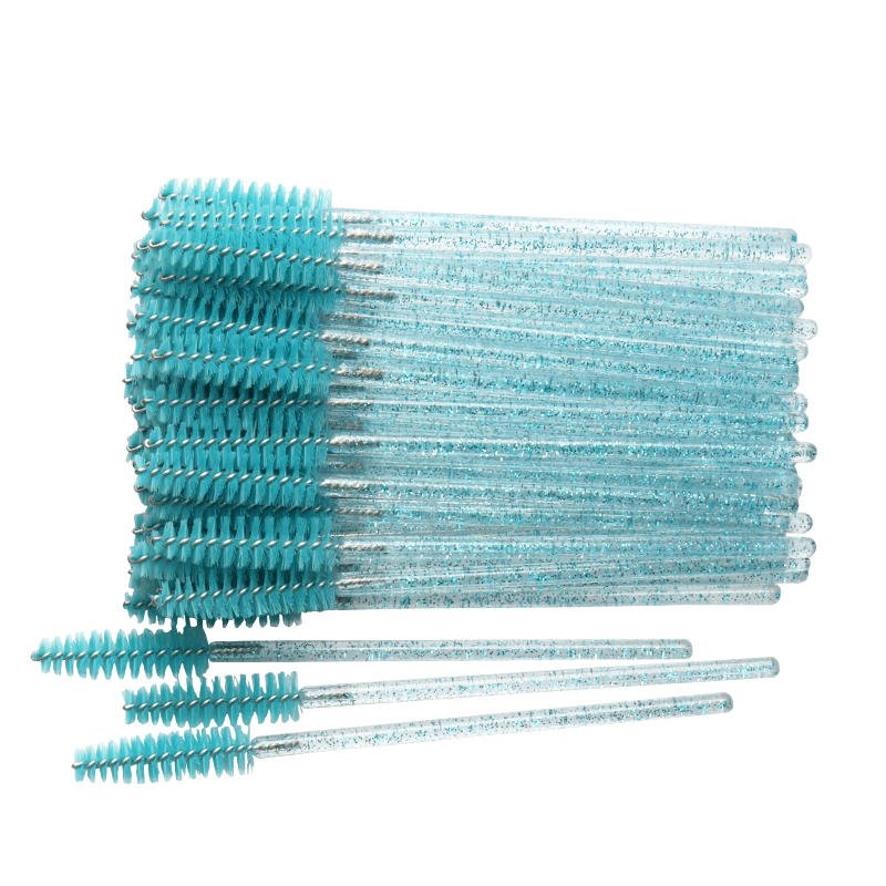 Best of 50 Pcs Cosmetic Eyelash Brush Crystal Mascara Wands Applicator Diamond Eyelashes Brushes Disposable Make Up Brushes Tools Reviews & Tips - Image 5