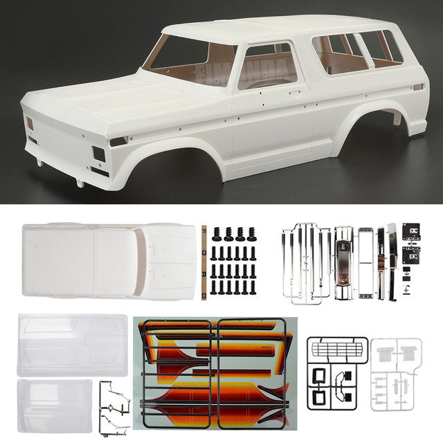 1/10 RC Car Body Shell Kit for Axial SCX10 90046 90047 RC