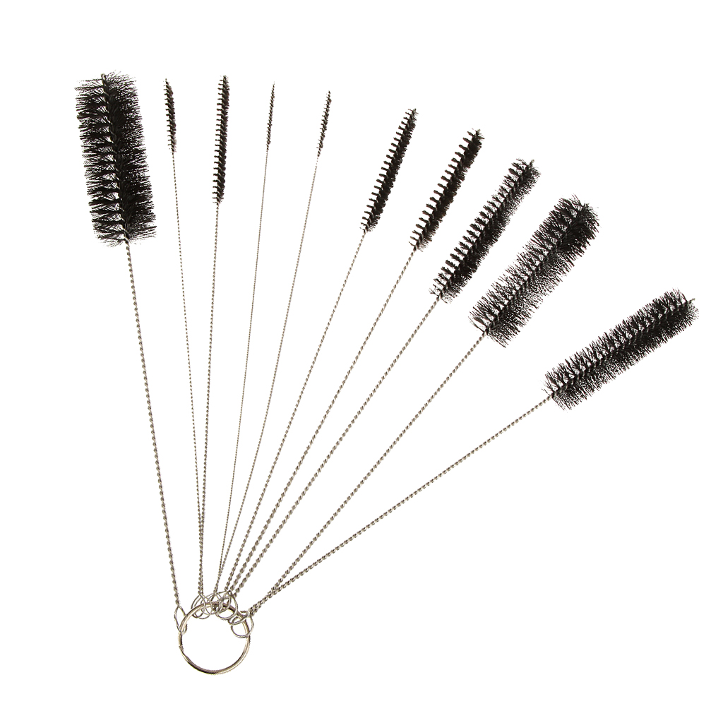Multifunction 10pcs Cleaner Spray Nozzle Tattoo Cleaning Brush