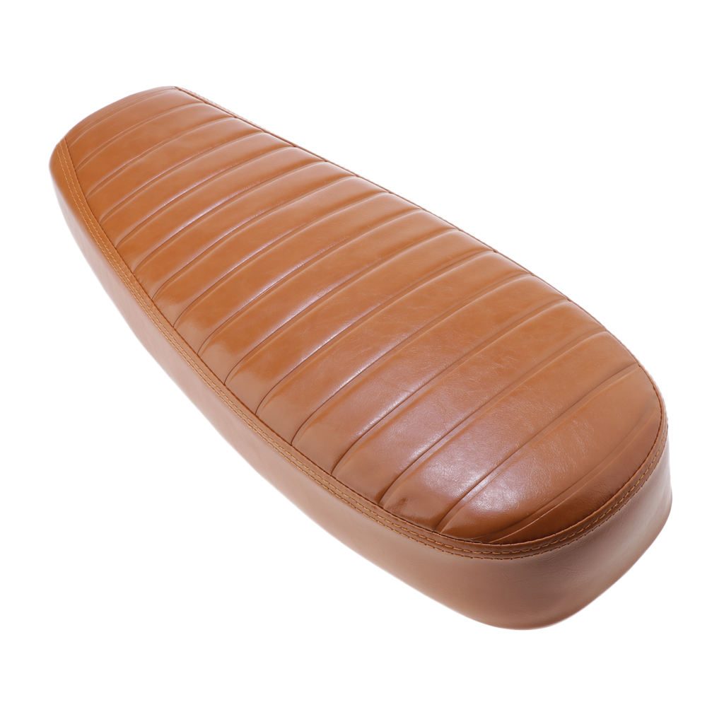 Cafe Racer Motorcycle Motorbike Seat Retro Scrambler Seats Universal Orange