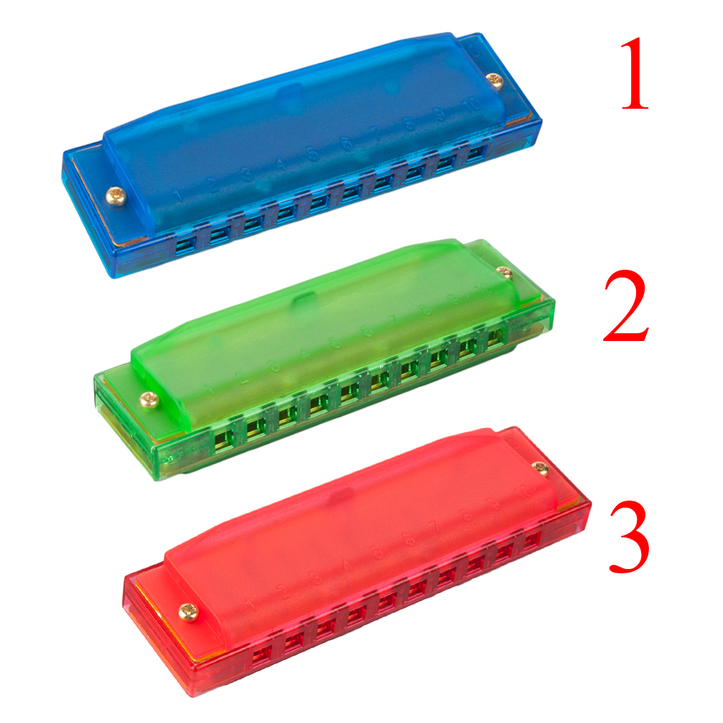 Harmonica Mouth Organ, 10 Holes 20 Tones, Key of C for Beginners