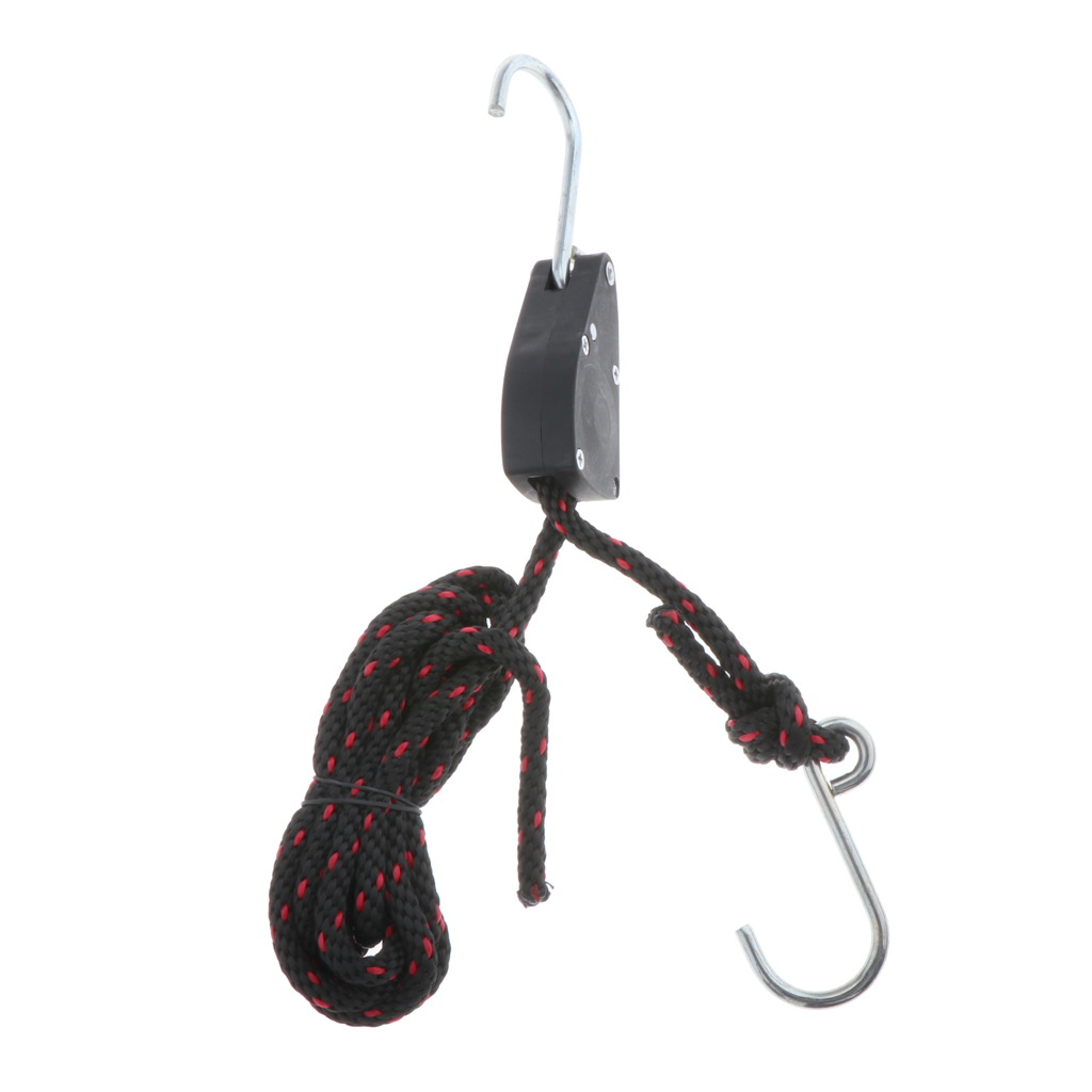 Rope Hanger Ratchet Kayak Canoe Bow and Stern Tie Downs Strap 136KG/300LBS 2.5M