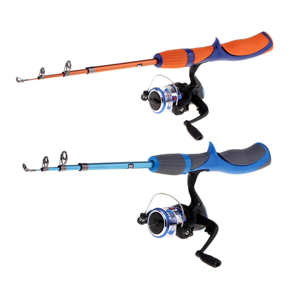 1.2M Ice Fishing Reel & Rod Combo for a Beginner First  Combo Fishing Rods for Fisherman