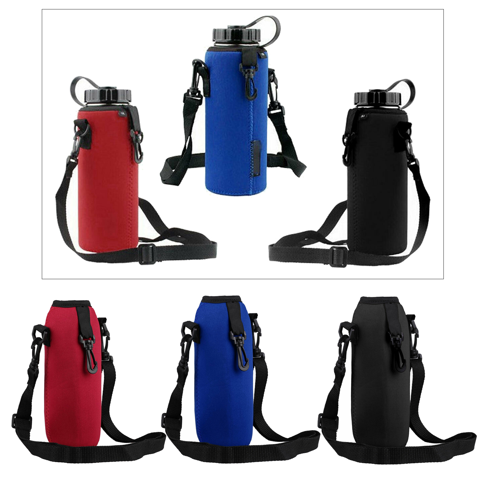 Housses Néoprène Pour Bouteille - Lot De 3, 550 Ml | Isotherme, Antichoc Pour Verre | Camping, Sport