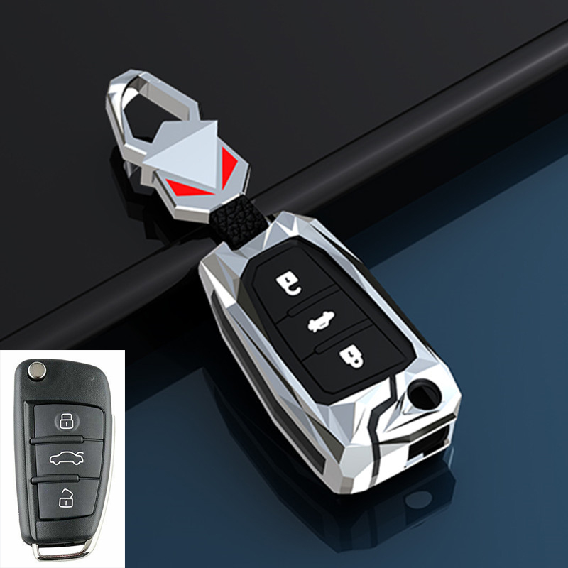 Custodia/cover per Chiave/telecomando per Audi A3 8P A4 B7 B8 B5 B9 B6 A1 A5 Q7 Q5 A6 4F C6 C5 C7 C4 TT Q3 S3 A7 A8 C4 8N 8V 8L RS3 - H2470a6bb1e094c5da8f42847431a9bfa5
