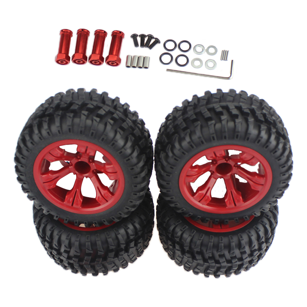 110mm Wheel Rim Tire & Hub Extented Combiner for WLtoys 144001 124019 124019