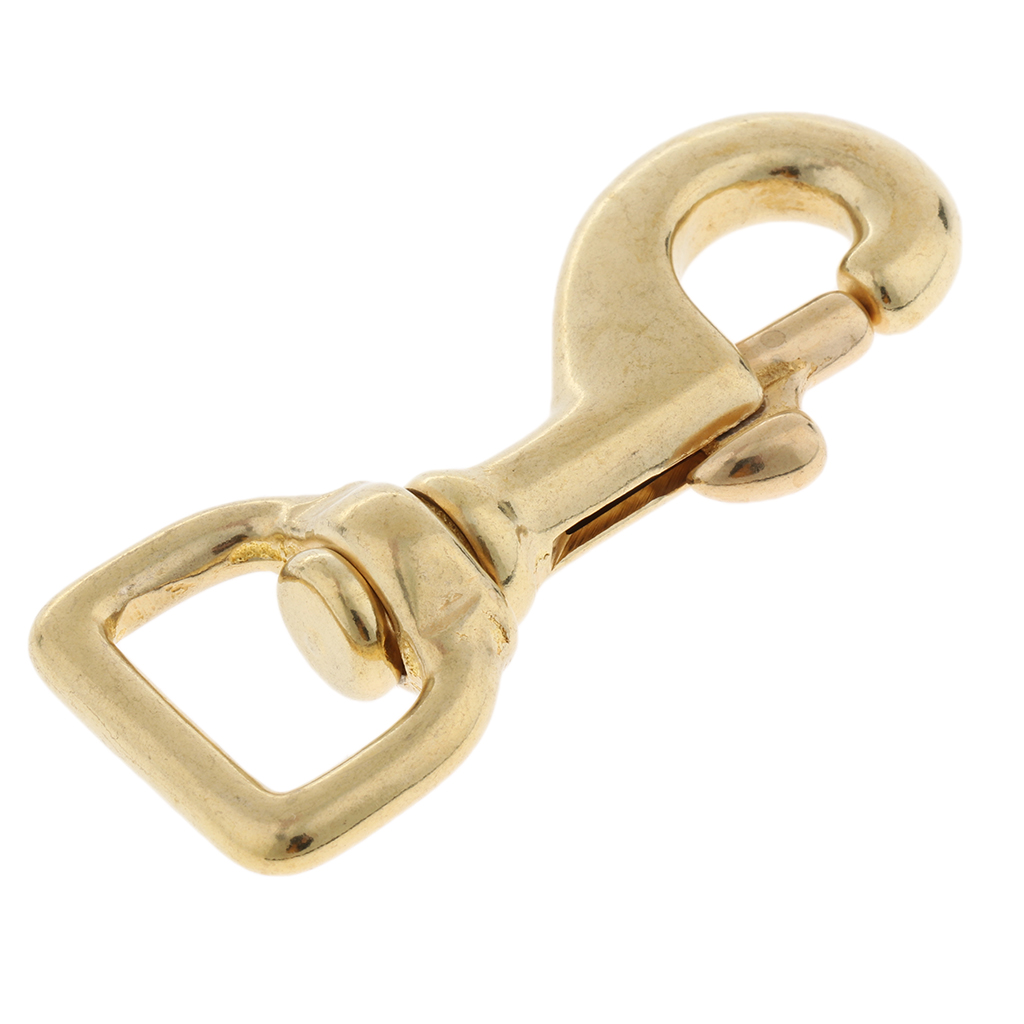 Brass Lobster Clasp Swivel Trigger Clip Key Chain Clasps for Bags Belting Straps