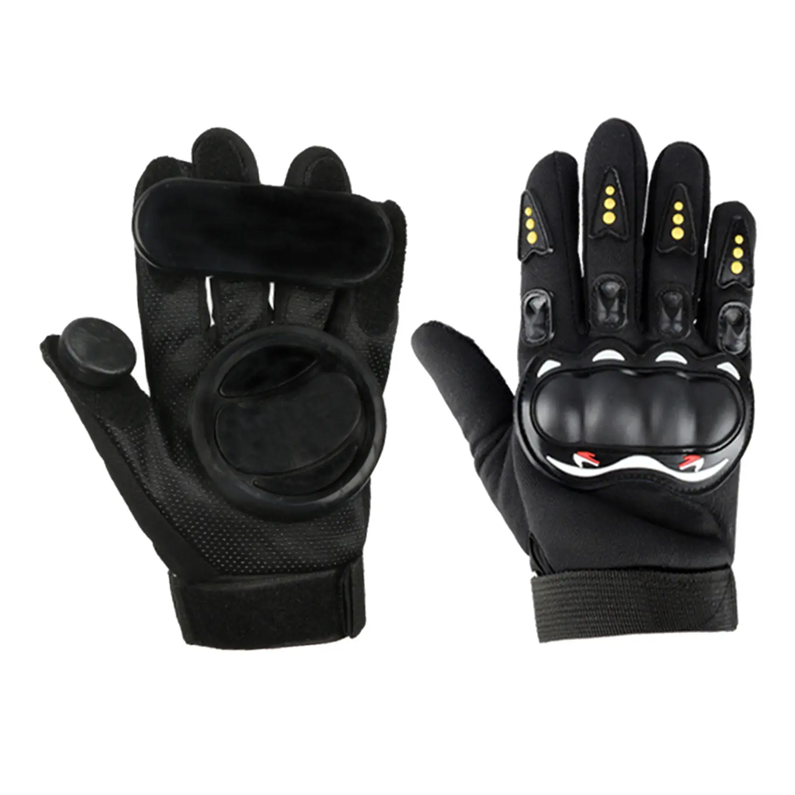 2Pcs Downhill Skateboard Gloves Longboard Slide Gloves With Slider Skate Accessories