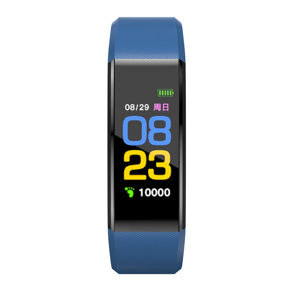 0.96inch 115Plus Smart Band Tracker Watch Bracket Sports Fitness Passometer