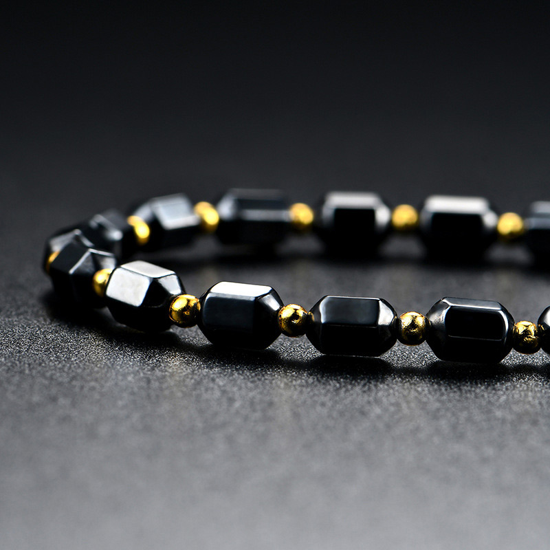 Beads Necklace Magnetic Therapy Care Black Hematite Choker Chain Necklaces Gifts Fashion Men Dad Boysfriend Neck Jewelry