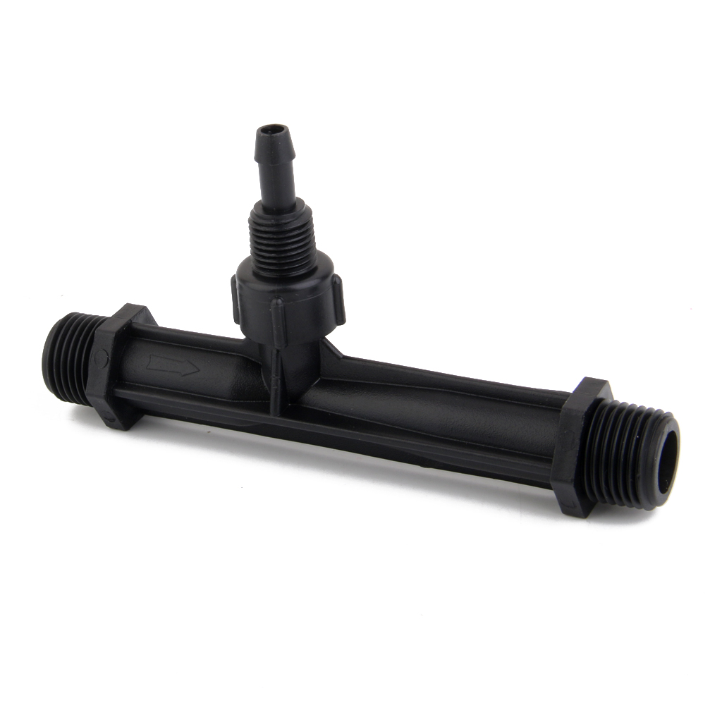 MagiDeal 1pc Venturi Fertilizer Blender Injectors Agriculture Irrigation Tube Watering Irrigation Systems Tool -Black