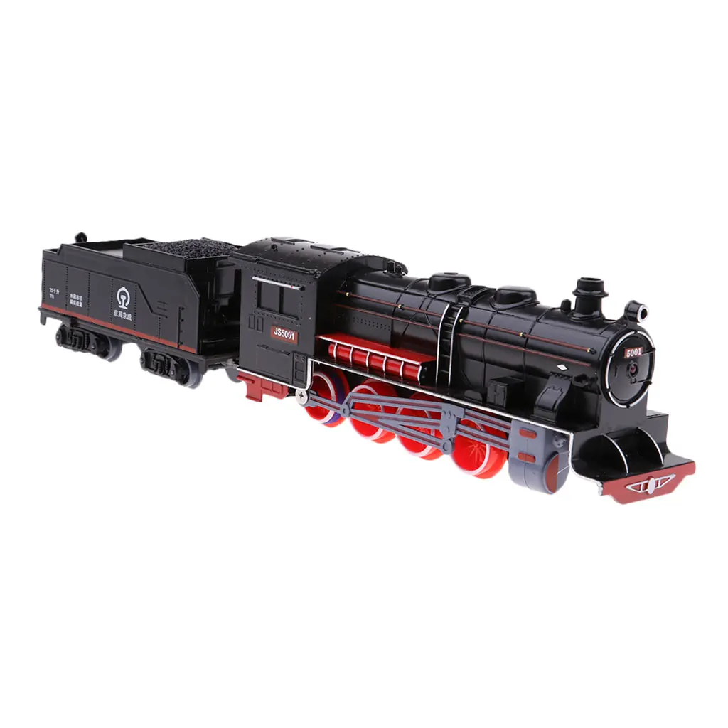 Classic Chinese Steam Locomotives & Coal Cars Retro Vehicle Hobby