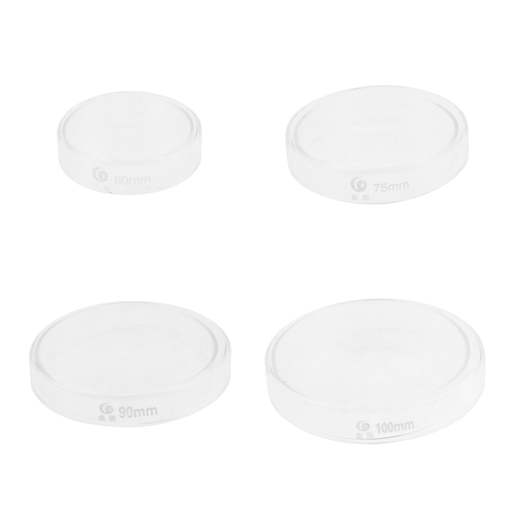 Petri Dish Glass Sterile Cell Plants Tissue Culture Dishes 60mm/75mm/90mm/100mm
