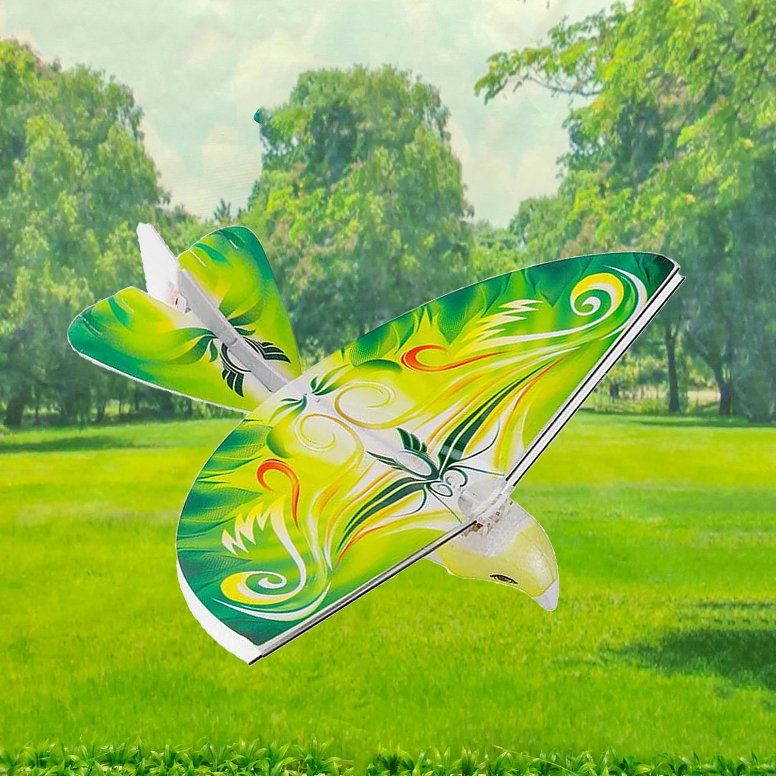 2.4G Electric Eagle Remote Control Bionic Bird Flying Wing Flapping Simulation Bird Toy Gift For Children Kids