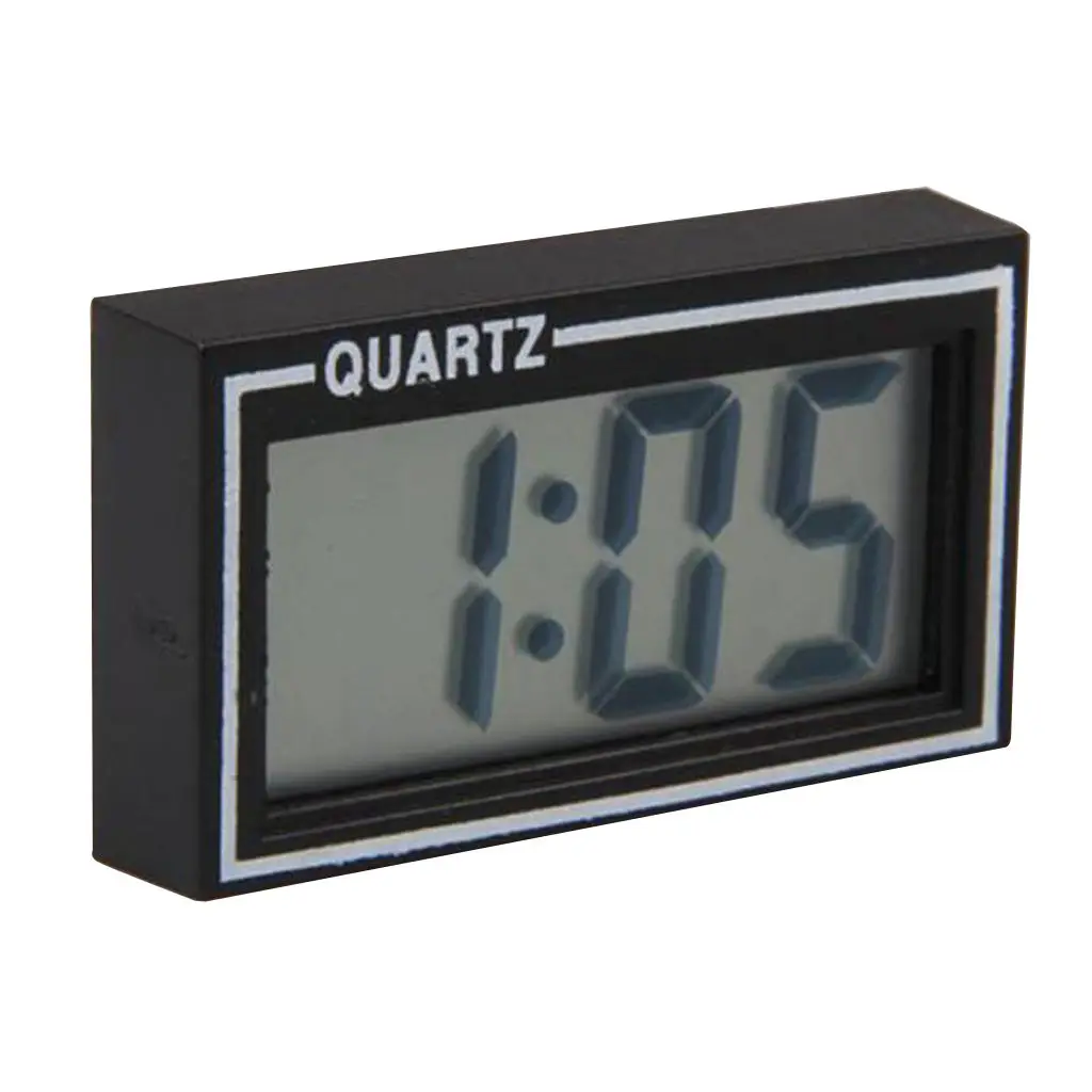 Mini Digital LCD Auto Car Truck Dashboard Desk Date Time Calendar Clock