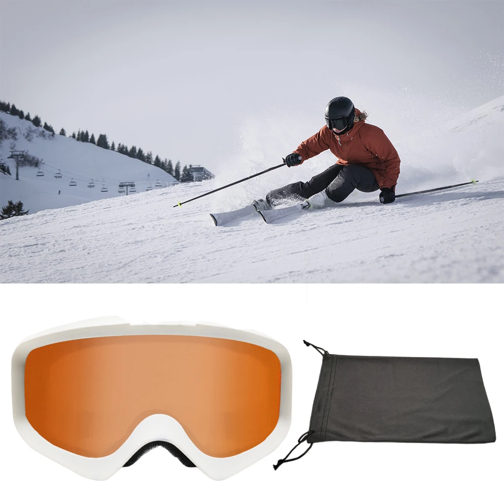 Double Layers Anti-Fog Ski Goggles Men Women Sports Ski Glasses Snowmobile Skiing Mask Snow Snowboarding Anti-Fog Ski Goggles