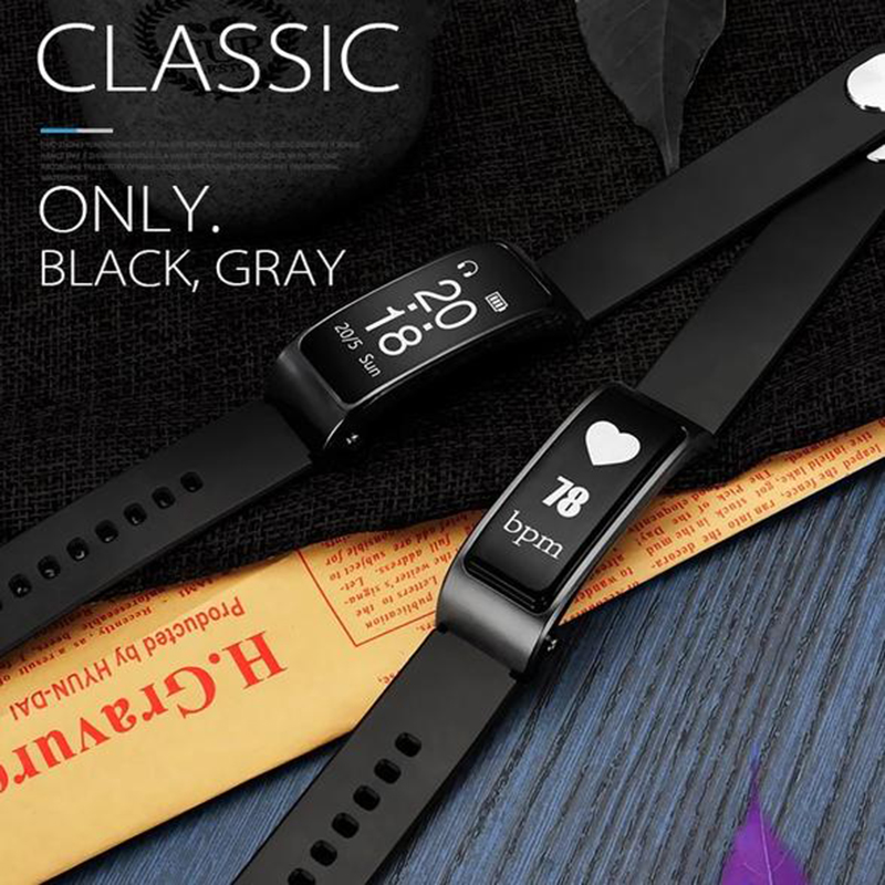 smart bracelet talk band, 2-in-1 Smart Bracelet with Bluetooth Earphone