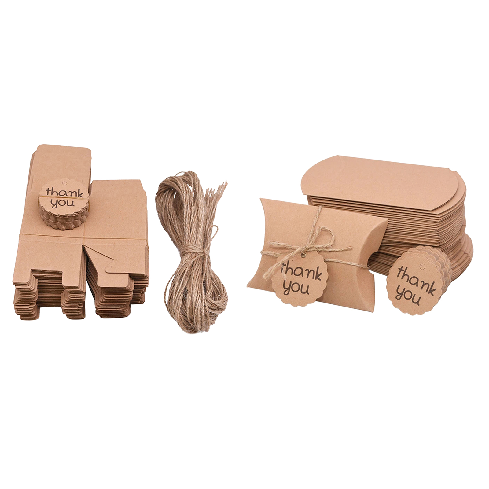 50pcs Mini Candy Boxes Travel Gift Box Paper Wedding Birthday Christmas Favor Present Boxes Packing With Greeting Cards