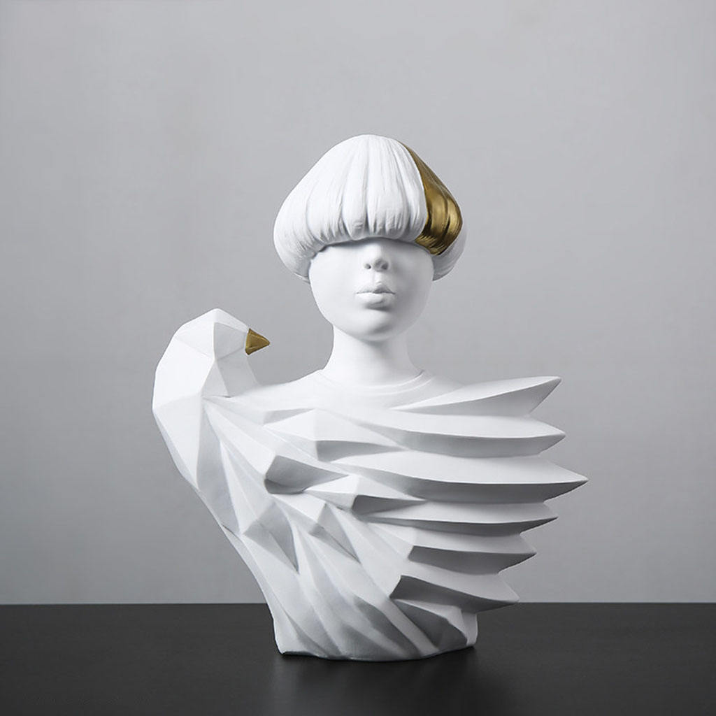 Modern Art Florence Giuliano de Medici Figurine Home Collectible Character Statue Decorative Office Bookcase Table Decor Crafts