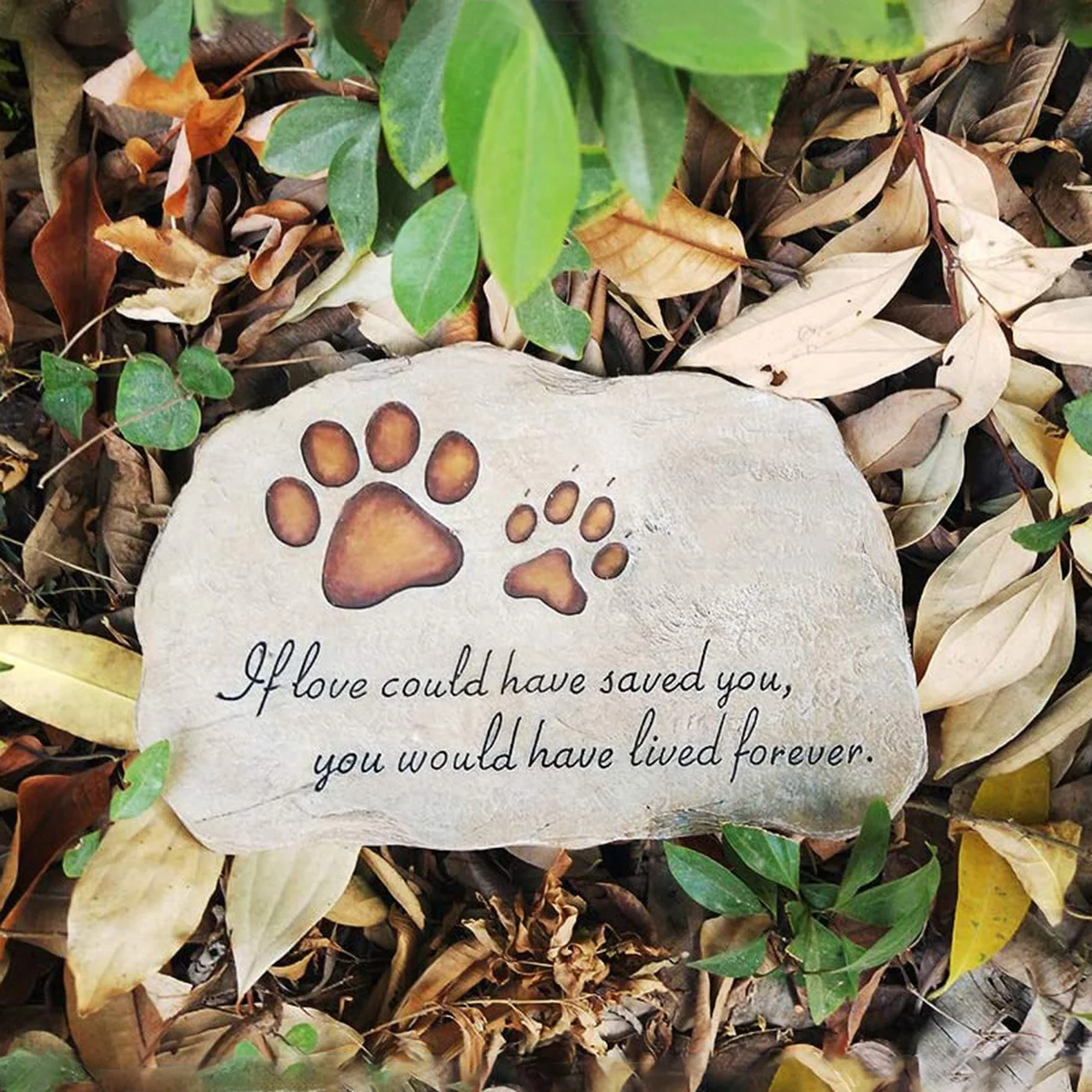 Puppy Gravestone Pet Memorial Stone Grave Pet Tombstone Memorial Ornament Puppy Tombstone Monument Garden Decoration Ornaments