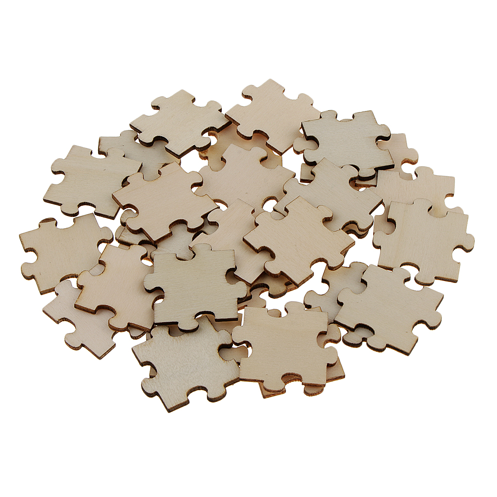 Prettyia   Jigsaw   Puzzle   Pieces      Cut   MDF   Wooden   Embellishment